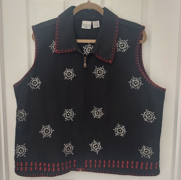 Carolin Colours Sweaters - Carolina Colours Wool Blend Vest 18/20